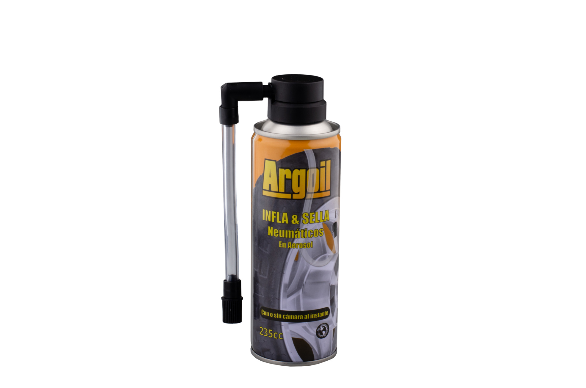 INFLA Y SELLA NEUMATICOS x 235ML .
