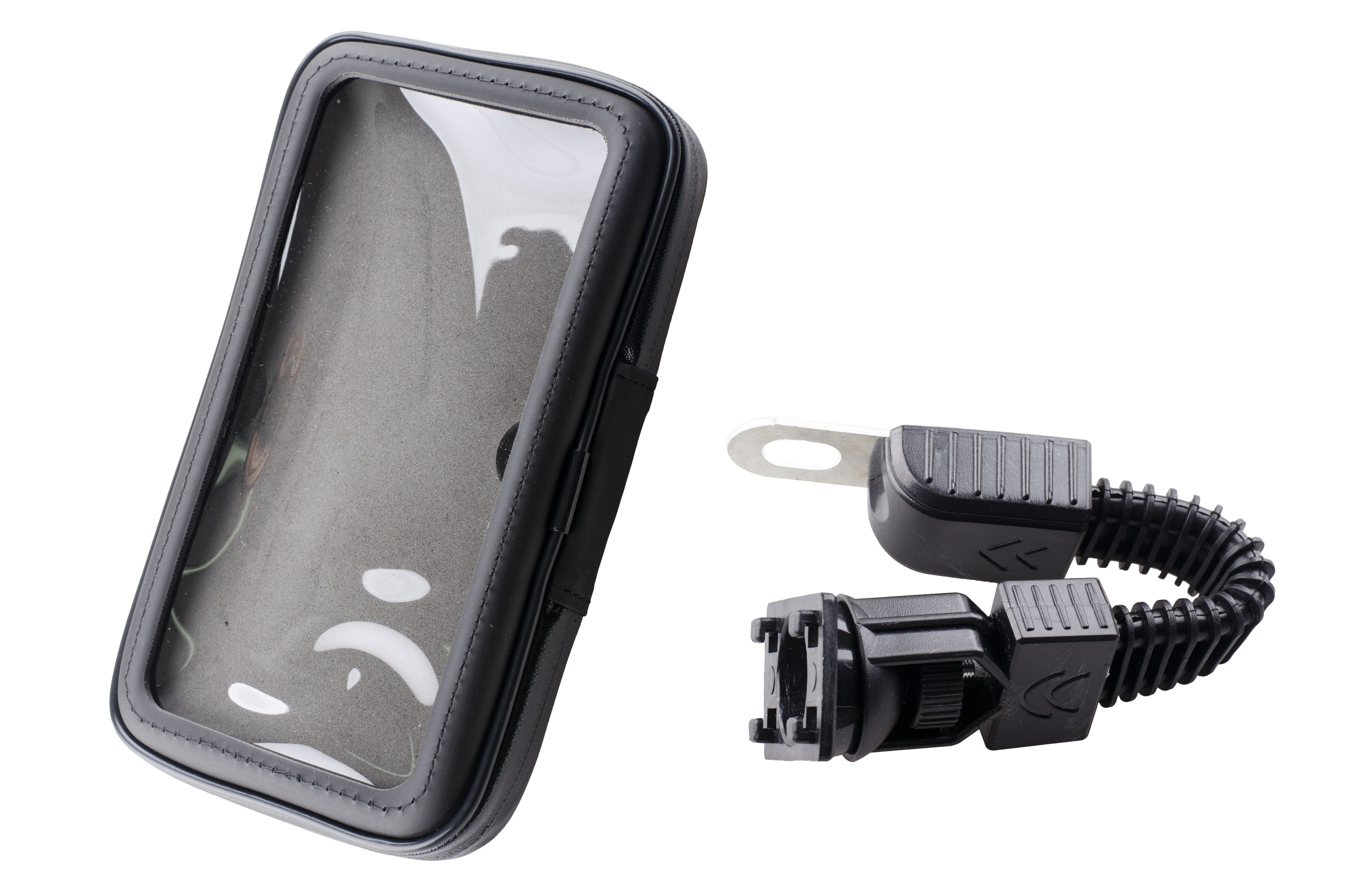 SOPORTE FUNDA PORTA CELULAR/GPS IMPERMEABLE TACTIL NSU