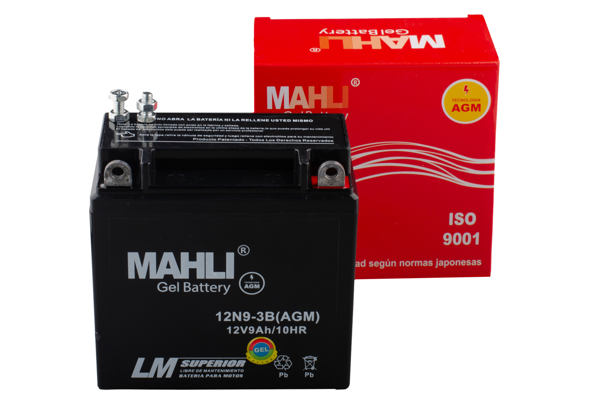 BATERIA GEL 12N 9-3B AGM .