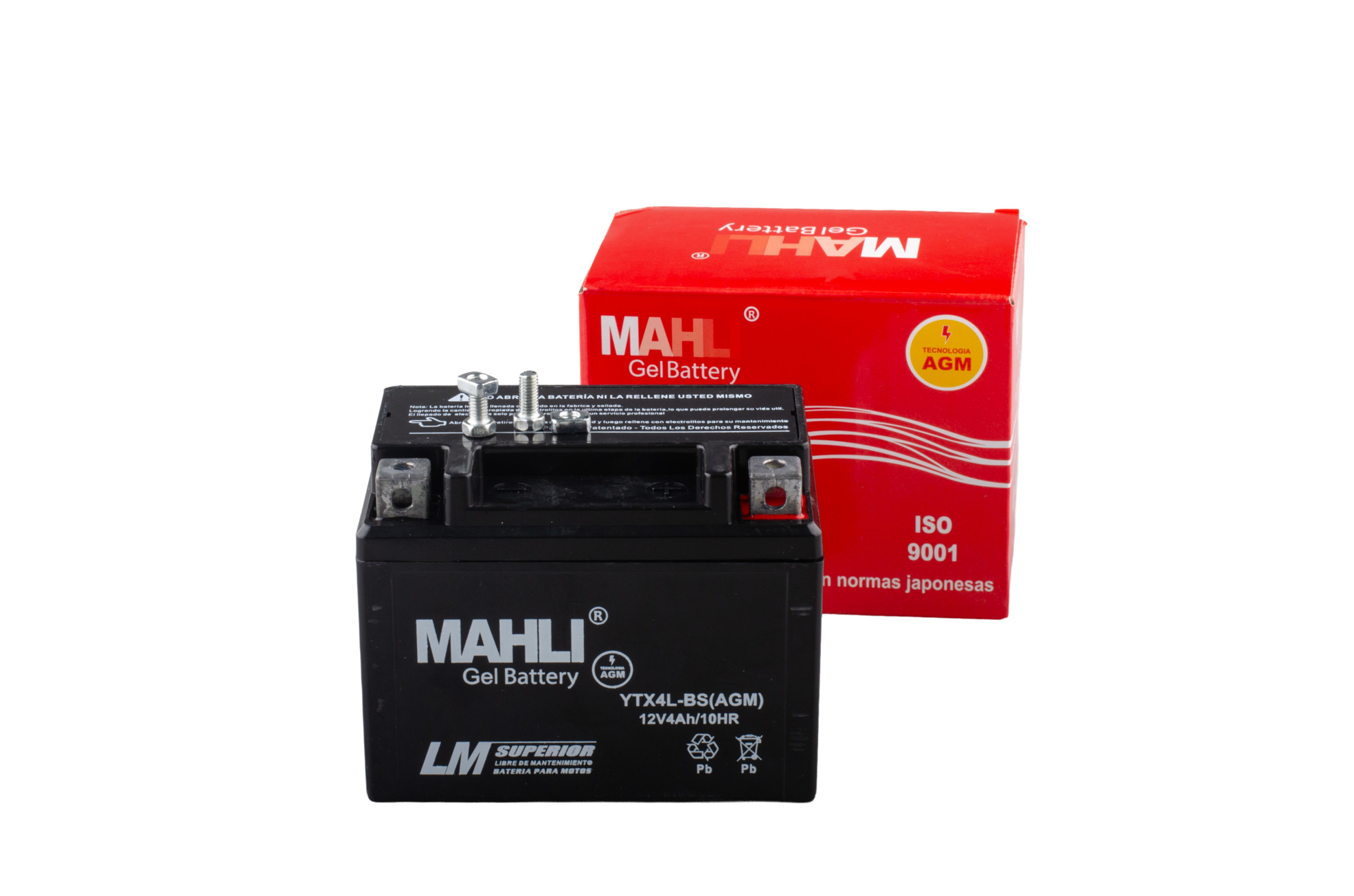 BATERIA GEL YTX 4L-BS AGM .