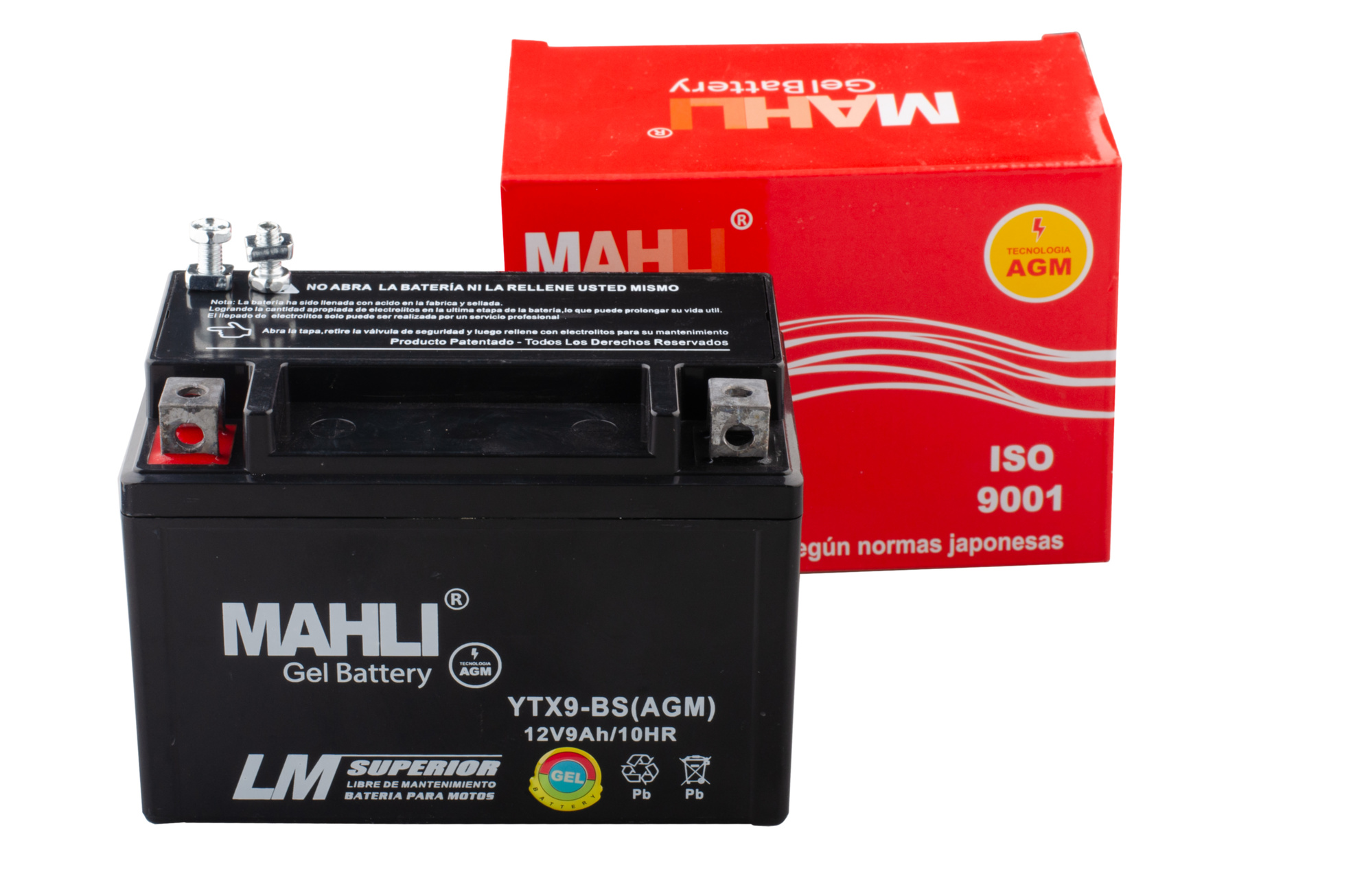 BATERIA GEL YTX 9-BS AGM .