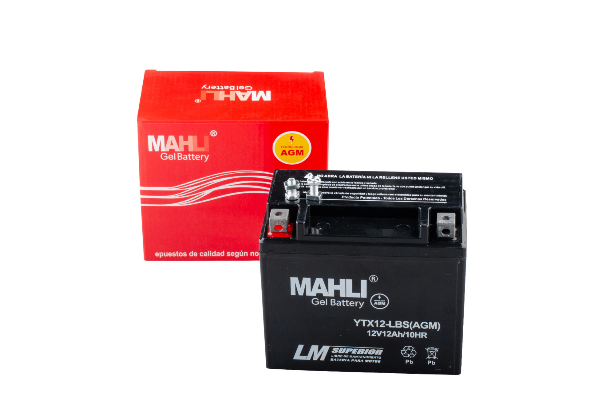 BATERIA GEL YTX 12-LBS AGM .