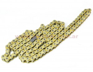 CADENA 428H - 118L 1/2  X 5/16 DORADA .
