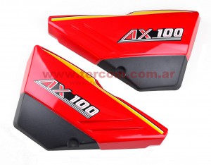 CACHAS COLOR SUZUKI AX 100 JGO. ROJO NSU