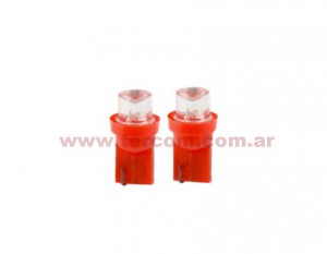 LEDS T10 ROJO SETx2PCS YAMASIDA