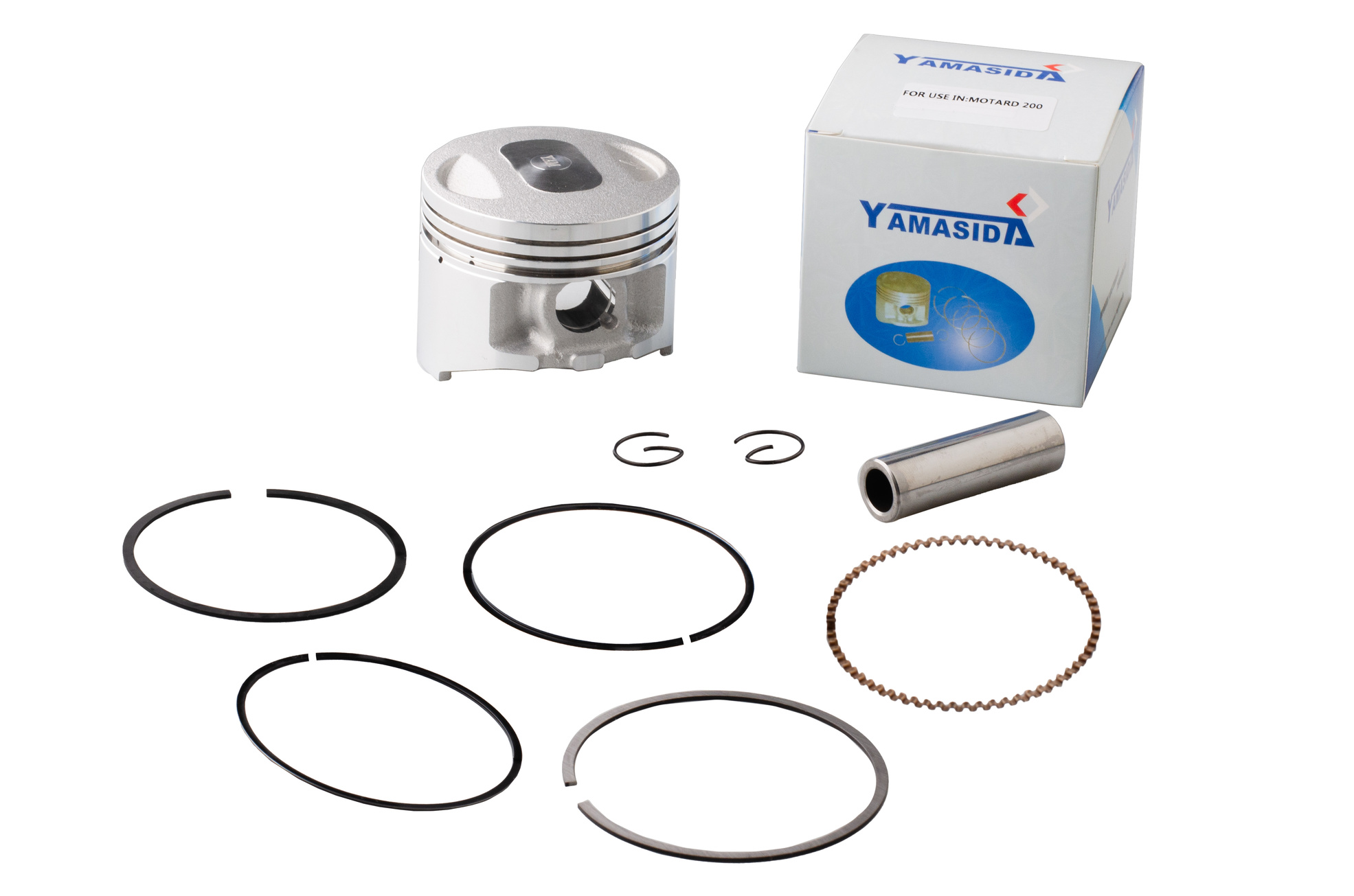 PISTON KIT MOTOMEL MOTARD 200 1.25 NSU